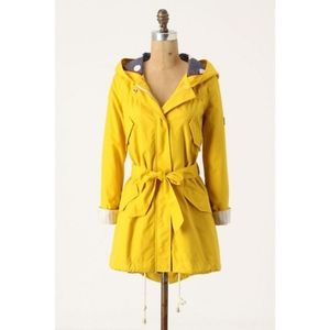 Adorable Anthropologie Yellow Raincoat